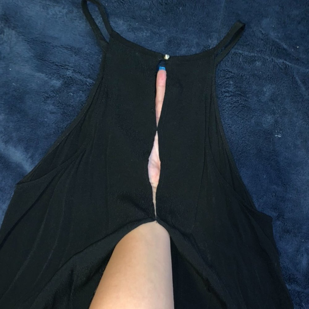 Forever 21 black halter blouse